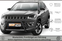 Frontschutzbügel für Jeep Compass 2017-2021 schwarz 60mm Edelstahl mit Gutachten