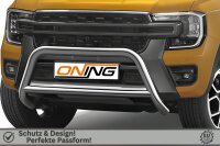 Frontschutzbügel mit Querstreben für Ford Ranger 2023- 70mm Gutachten