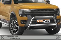 Frontschutzbügel mit Querstreben für Ford Ranger 2023- 70mm Gutachten