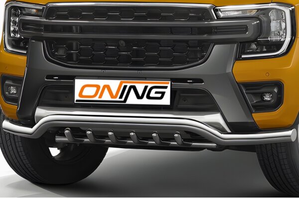 Frontschutzbügel breit Unterbodenschutz für Ford Ranger 2023- 70mm Gutachten