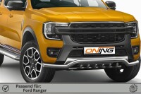 Frontschutzbügel breit Unterbodenschutz für Ford Ranger 2023- 70mm Gutachten
