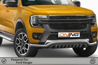 Frontschutzbügel breit Unterbodenschutz für Ford Ranger 2023- 70mm Gutachten