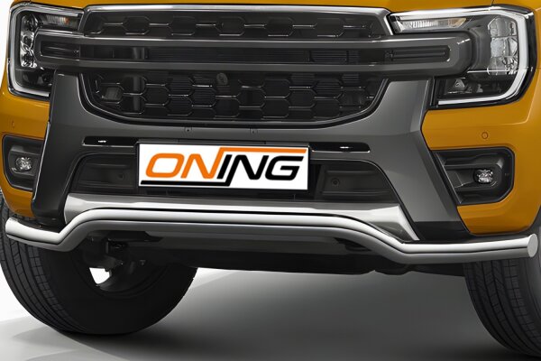 Frontschutzbügel breit für Ford Ranger 2023- 70mm Gutachten Edelstahl