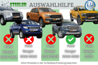 Frontschutzbügel mit Unterfahrschutz für Ford Ranger (TKE) 2019-2022 schwarz 70mm Edelstahl mit Gutachten