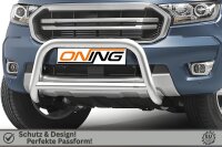 Frontschutzbügel mit Querstreben für Ford Ranger (TKE) 2019-2022 70mm Gutachten