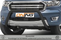 Frontschutzbügel für Ford Ranger TKE 2019-2022 schwarz 70mm Edelstahl Gutachten