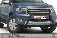 Frontschutzbügel für Ford Ranger TKE 2019-2022 schwarz 70mm Edelstahl Gutachten