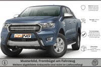 Frontschutzbügel für Ford Ranger TKE 2019-2022 schwarz 70mm Edelstahl Gutachten