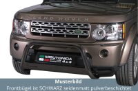 Frontbügel Edelstahl schwarz für Land Rover Discovery 4 2012 - 63mm mit Gutachten