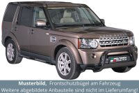 Frontbügel Edelstahl schwarz für Land Rover Discovery 4 2012 - 63mm mit Gutachten