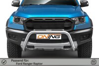 Frontschutzbügel für Ford Raptor 2019-2022 70mm Edelstahl Gutachten