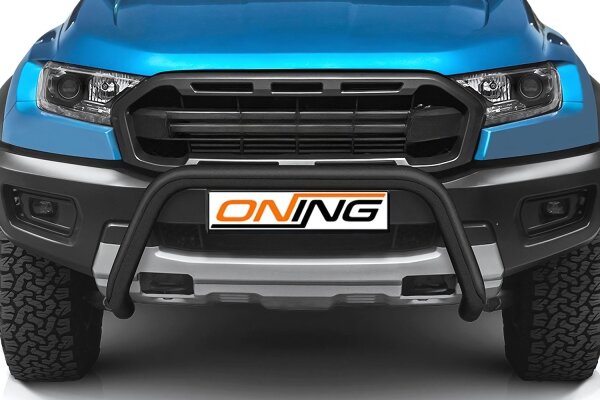 Frontschutzbügel für Ford Raptor 2019-2022 schwarz 70mm Edelstahl mit Gutachten