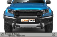 Frontschutzbügel für Ford Raptor 2019-2022 schwarz 70mm Edelstahl mit Gutachten