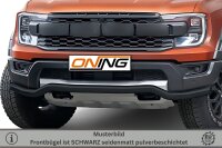 Frontschutzbügel breit für Ford Raptor 2023- schwarz 70mm Edelstahl mit Gutachten breit