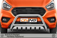 Frontschutzbügel mit Unterfahrschutz für Ford Transit Custom 2018-2023 70mm Gutachten
