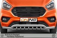 Frontschutzbügel breit Unterbodenschutz für Ford Transit Custom 2018-2023 70mm Gutachten breit