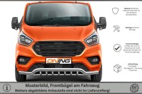 Frontschutzbügel breit Unterbodenschutz für Ford Transit Custom 2018-2023 70mm Gutachten breit