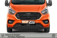 Frontschutzbügel breit Unterbodenschutz für Ford Transit Custom 2018-2023 schwarz 70mm Edelstahl mit Gutachten breit