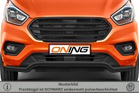 Frontschutzbügel breit für Ford Transit Custom 2018-2023 schwarz 70mm Edelstahl mit Gutachten