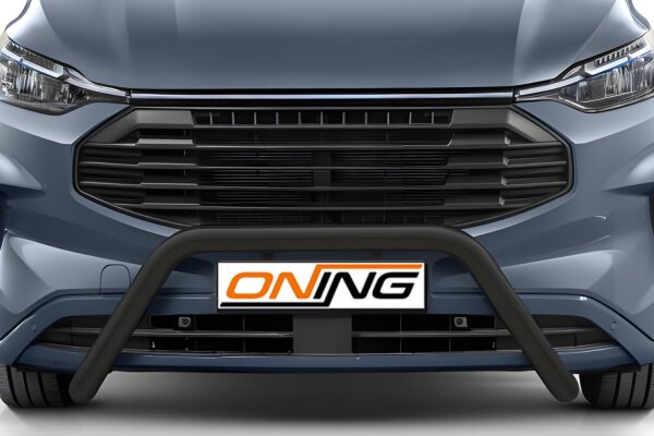 Frontschutzbügel für Ford Transit Custom (V710) 2023- schwarz 70mm Edelstahl mit Gutachten