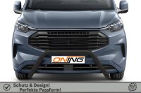 Frontschutzbügel für Ford Transit Custom (V710) 2023- schwarz 70mm Edelstahl mit Gutachten