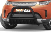 Frontschutzbügel mit Unterfahrschutz für Land Rover Discovery 5 2017- schwarz 70mm Edelstahl mit Gutachten