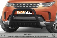 Frontschutzbügel mit Unterfahrschutz für Land Rover Discovery 5 2017- schwarz 70mm Edelstahl mit Gutachten