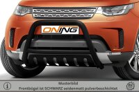 Frontschutzbügel mit Unterfahrschutz für Land Rover Discovery 5 2017- schwarz 70mm Edelstahl mit Gutachten