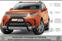 Frontschutzbügel mit Querstreben für Land Rover Discovery 5 2017- schwarz 70mm Edelstahl mit Gutachten