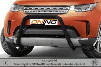 Frontschutzbügel für Land Rover Discovery 5 2017- schwarz 70mm Edelstahl mit Gutachten