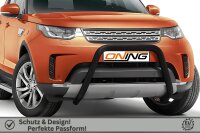 Frontschutzbügel für Land Rover Discovery 5 2017- schwarz 70mm Edelstahl mit Gutachten