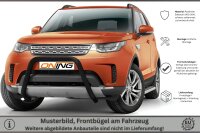 Frontschutzbügel für Land Rover Discovery 5 2017- schwarz 70mm Edelstahl mit Gutachten