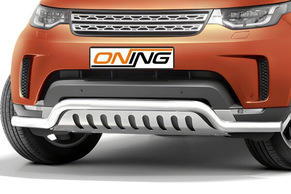 Frontschutzbügel breit Unterbodenschutz für Land Rover Discovery 5 2017- 70mm Gutachten