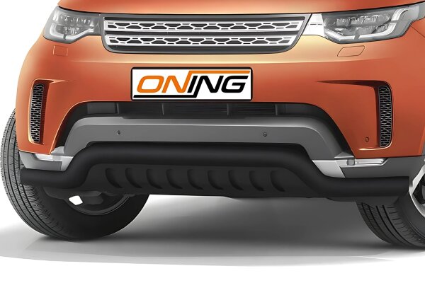 Frontschutzbügel breit Unterbodenschutz für Land Rover Discovery 5 2017- schwarz 70mm Edelstahl mit Gutachten
