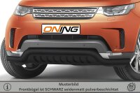Frontschutzbügel breit Unterbodenschutz für Land Rover Discovery 5 2017- schwarz 70mm Edelstahl mit Gutachten
