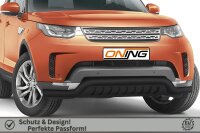 Frontschutzbügel breit Unterbodenschutz für Land Rover Discovery 5 2017- schwarz 70mm Edelstahl mit Gutachten