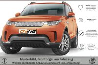 Frontschutzbügel breit Unterbodenschutz für Land Rover Discovery 5 2017- schwarz 70mm Edelstahl mit Gutachten