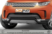 Frontschutzbügel breit für Land Rover Discovery 5 2017- schwarz 70mm Edelstahl mit Gutachten