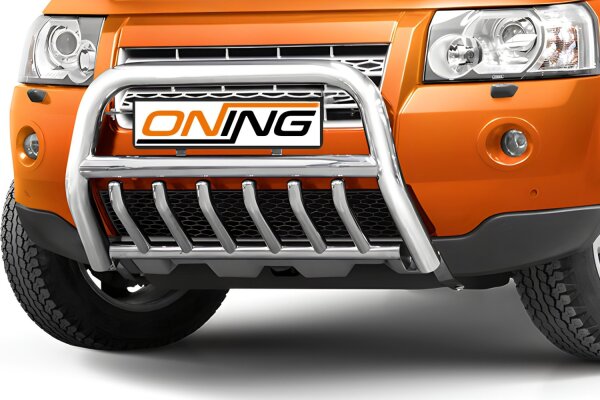 Frontschutzbügel mit Unterfahrschutz für Land Rover Freelander 2 2007-2014 70mm Gutachten