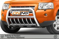 Frontschutzbügel mit Unterfahrschutz für Land Rover Freelander 2 2007-2014 70mm Gutachten