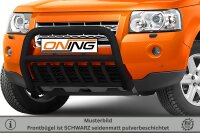 Frontschutzbügel mit Unterfahrschutz für Land Rover Freelander 2 2007-2014 schwarz 70mm Edelstahl mit Gutachten
