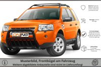 Frontschutzbügel mit Unterfahrschutz für Land Rover Freelander 2 2007-2014 schwarz 70mm Edelstahl mit Gutachten