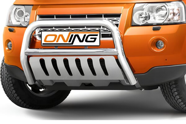 Frontschutzbügel mit Unterfahrschutz für Land Rover Freelander 2 2007-2014 70mm Gutachten