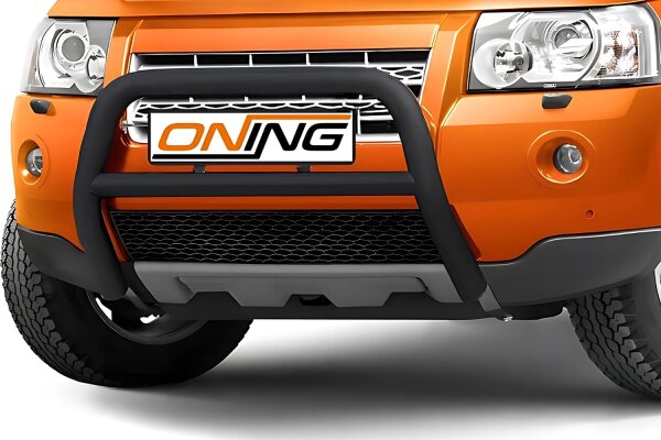 Frontschutzbügel mit Querstreben für Land Rover Freelander 2 2007-2014 schwarz 70mm Edelstahl mit Gutachten