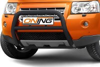 Frontschutzbügel mit Querstreben für Land Rover Freelander 2 2007-2014 schwarz 70mm Edelstahl mit Gutachten