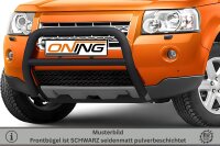 Frontschutzbügel mit Querstreben für Land Rover Freelander 2 2007-2014 schwarz 70mm Edelstahl mit Gutachten