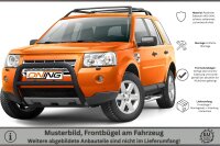 Frontschutzbügel mit Querstreben für Land Rover Freelander 2 2007-2014 schwarz 70mm Edelstahl mit Gutachten