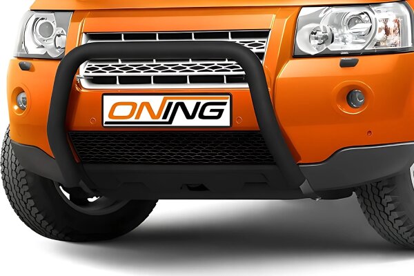 Frontschutzbügel für Land Rover Freelander 2 2007-2014 schwarz 70mm Edelstahl mit Gutachten