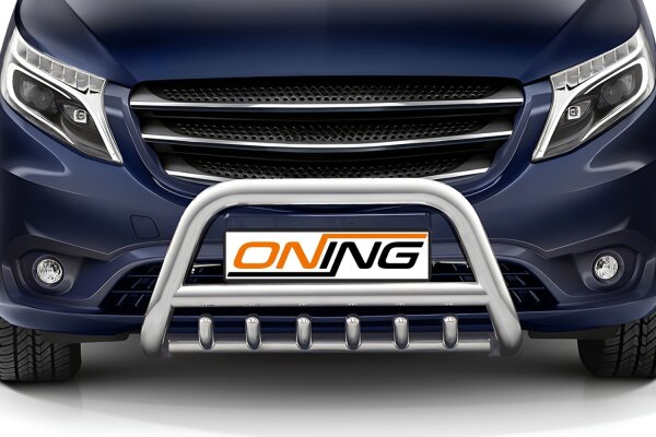 Frontschutzbügel mit Unterfahrschutz für Mercedes-Benz Vito W447 2020-2024 70mm Gutachten