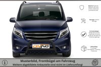 Frontschutzbügel mit Unterfahrschutz für Mercedes-Benz Vito W447 2020-2024 schwarz 70mm Edelstahl mit Gutachten